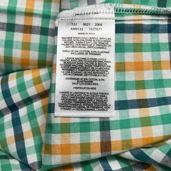 COLUMBIA Men's Rapid Rivers Il Short Sleeve Shirt Green/Blue/Orange Size XXL - Picture 12 of 13